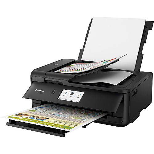 Canon PIXMA TS9520BK Wireless Inkjet Multifunction Printer - Color - Black