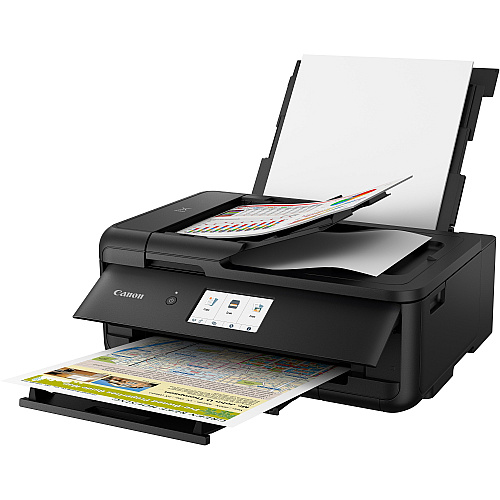 Canon PIXMA TS9520BK Wireless Inkjet Multifunction Printer - Color - Black