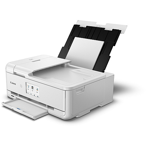 Canon PIXMA TS9521CWH Wireless Inkjet Multifunction Printer - Color - White