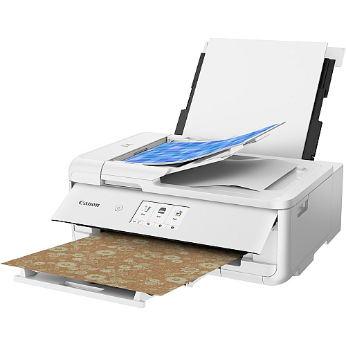 Canon PIXMA TS9521CWH Wireless Inkjet Multifunction Printer - Color - White