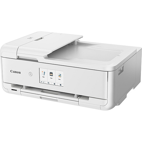 Canon PIXMA TS9521CWH Wireless Inkjet Multifunction Printer - Color - White