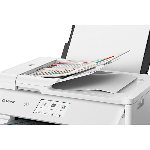 Canon PIXMA TS9521CWH Wireless Inkjet Multifunction Printer - Color - White