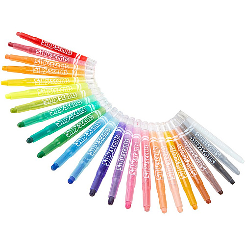 Crayola Silly Scents Mini Twistables Crayons 5" Length - Assorted - 24 / Pack (523470)