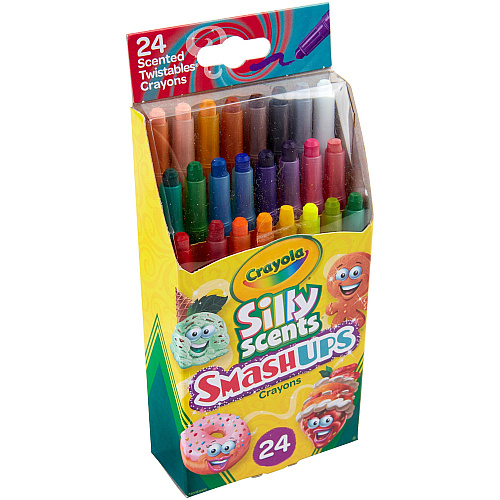Crayola Silly Scents Mini Twistables Crayons 5" Length - Assorted - 24 / Pack (523470)