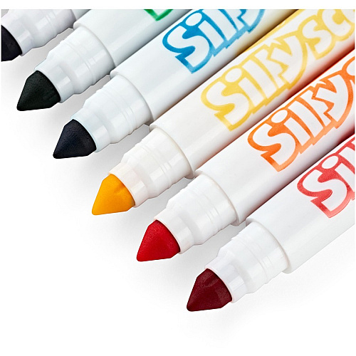 Crayola Silly Scents Slim Scented Washable Markers Broad Marker Point - Washable - Assorted Ink - Water Based - Assorted Barrel - 10 / Pack (588274)