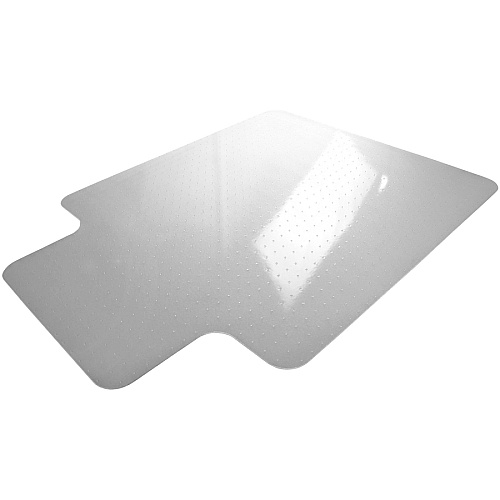 Cleartex AdvantagematPlus Advantagemat&reg; Plus APET Lipped for Low/Standard Pile Carpets - 45" x 53" 53" Length x 45" Width x 0.087" Depth x 0.375" Thickness - Lip Size 12" Length x 25" Width - Lipped - Amorphous Polyethylene Terephthalat (NCCMFLAG0005)