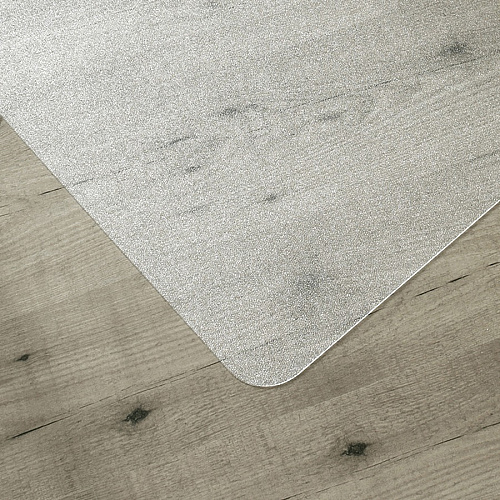 Cleartex AdvantagematPlus Advantagemat&reg; Plus APET Lipped for Hard Floors - 45" x 53" 53" Length x 45" Width x 0.060" Depth x 0.060" Thickness - Lip Size 12" Length x 25" Width - Lipped - Amorphous Polyethylene Terephthalate (APET) - Cle (NCCMFLAS0005)