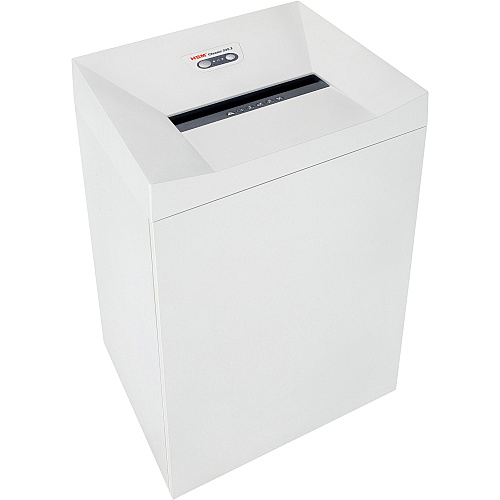 HSM Classic 225.2 - 1/32" x 3/16" + External Autom. Oiler Continuous Shredder - Particle Cut - 7 Per Pass - for shredding Paper, Staples, Paper Clip - 0.031" x 0.187" Shred Size - P-7/F-3 - 11.81" Throat - 31.70 gal Wastebin Capacity - 1400 W - (1458133O)