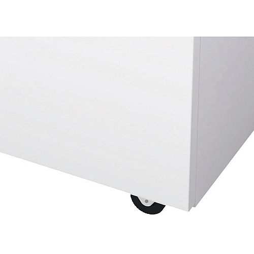 HSM Classic 411.2 - 1/32" x 3/16" + External Autom. Oiler Continuous Shredder - Particle Cut - 10 Per Pass - for shredding Paper, Staples, Paper Clip - 0.031" x 0.187" Shred Size - P-7/F-3 - 15.75" Throat - 38.60 gal Wastebin Capacity - Light G (1564173O)
