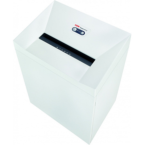 HSM Classic 411.2 - 1/32" x 3/16" + External Autom. Oiler Continuous Shredder - Particle Cut - 10 Per Pass - for shredding Paper, Staples, Paper Clip - 0.031" x 0.187" Shred Size - P-7/F-3 - 15.75" Throat - 38.60 gal Wastebin Capacity - Light G (1564173O)