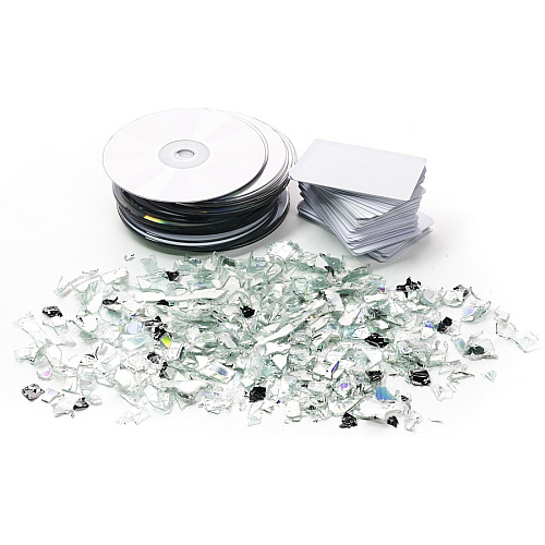 HSM StoreEx HDS 230 Media Shredder Continuous Shredder - for shredding 3.5" Floppy Disk, Hard Drive, Credit Card, CD, DVD, USB Stick - White - 1 Each (1778117)