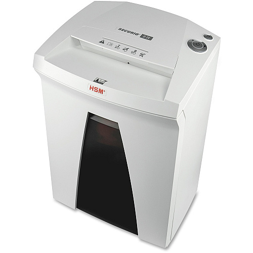 HSM SECURIO B24 - 3/16" x 1 1/8" Continuous Shredder - Particle Cut - 16 Per Pass - for shredding Paper, Paper Clip, Staples, CD, DVD, Credit Card - 0.187" x 1.125" Shred Size - P-4/O-3/T-4/E-3/F-1 - 9.45" Throat - 9.20 gal Wastebin Capacity - B (1783113)