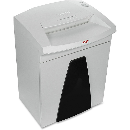 HSM SECURIO B26 - 3/16" x 1 1/8" Continuous Shredder - Particle Cut - 16 Per Pass - for shredding Paper, Paper Clip, Staples, CD, DVD, Credit Card - 0.188" x 1.125" Shred Size - P-4/O-3/T-4/E-3/F-1 - 12.20" Throat - 14.50 gal Wastebin Capacity - (1803113)
