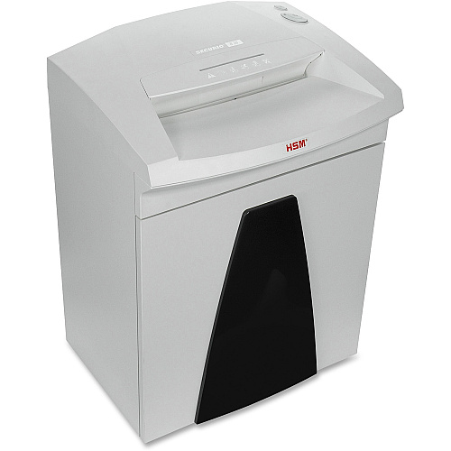 HSM SECURIO B26 - 3/16" x 1 1/8" Continuous Shredder - Particle Cut - 16 Per Pass - for shredding Paper, Paper Clip, Staples, CD, DVD, Credit Card - 0.188" x 1.125" Shred Size - P-4/O-3/T-4/E-3/F-1 - 12.20" Throat - 14.50 gal Wastebin Capacity - (1803113)