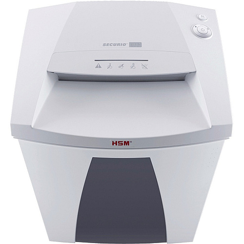 HSM SECURIO B32 - 3/16" x 1 1/8" Continuous Shredder - Particle Cut - 16 Per Pass - for shredding Paper, Paper Clip, Staples, CD, DVD, Credit Card - 0.188" x 1.125" Shred Size - P-4/O-3/T-4/E-3/F-1 - 12.20" Throat - 21.70 gal Wastebin Capacity - (1823113)