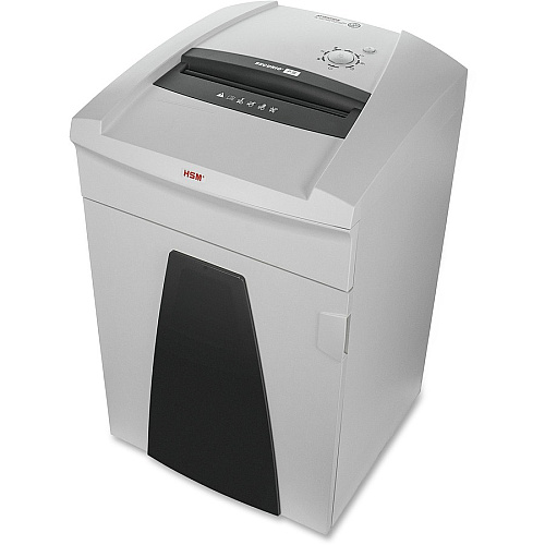HSM Securio P36 Cross Cut Shredder Continuous Shredder - Cross Cut - 31 Per Pass - for shredding Staples, Paper Clip, Credit Card, Store Card, CD, DVD, 3.5" Floppy Disk, Paper - P-4 - White - 1 Each (1853123)