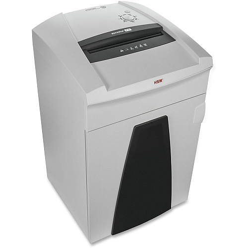 HSM Securio P36 Cross Cut Shredder Continuous Shredder - Cross Cut - 31 Per Pass - for shredding Staples, Paper Clip, Credit Card, Store Card, CD, DVD, 3.5" Floppy Disk, Paper - P-4 - White - 1 Each (1853123)