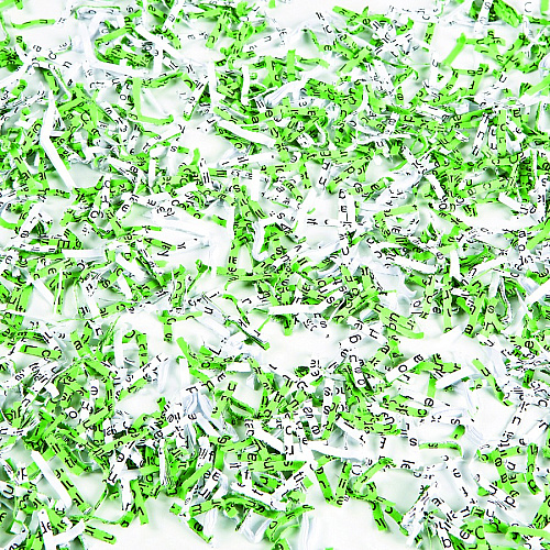 HSM Securio P44 L4 Micro-cut Shredder Continuous Shredder - Micro Cut - 30 Per Pass - for shredding Staples, USB Stick, Paper, Paper Clip, Credit Card - 55 gal Wastebin Capacity - White - 1 Each (1872103)