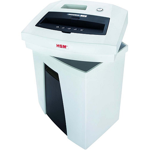 HSM SECURIO C16 - 5/32" x 1" Particle Cut - 7 Per Pass - for shredding Staples, Paper, Paper Clip, Credit Card - 0.156" x 1" Shred Size - P-4/T-4/E-3/F-1 - 8.86" Throat - 6.60 gal Wastebin Capacity - White - TAA Compliant - 1 Each (1902113)