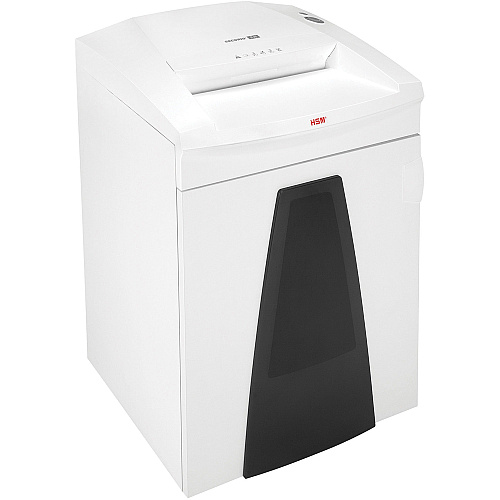 HSM SECURIO B35 - 1/4" Continuous Shredder - Particle Cut - 15 Per Pass - for shredding Staples, Paper, Paper Clip, Credit Card - 0.063" x 0.625" Shred Size - P-5/T-5/E-4/F-2 - 15.75" Throat - 34.30 gal Wastebin Capacity - White - TAA Compliant  (1922113)