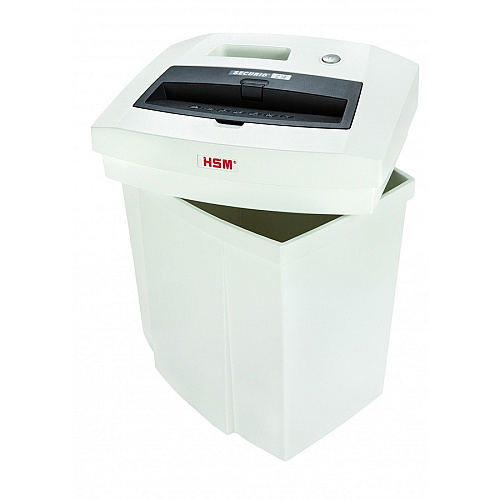 HSM SECURIO C14 - 1/8" Strip Cut - 12 Per Pass - for shredding Staples, Paper, Paper Clip, Credit Card - 0.125" Shred Size - P-2/T-2/E-2 - 8.86" Throat - 5.30 gal Wastebin Capacity - White - 1 Each (2250113)