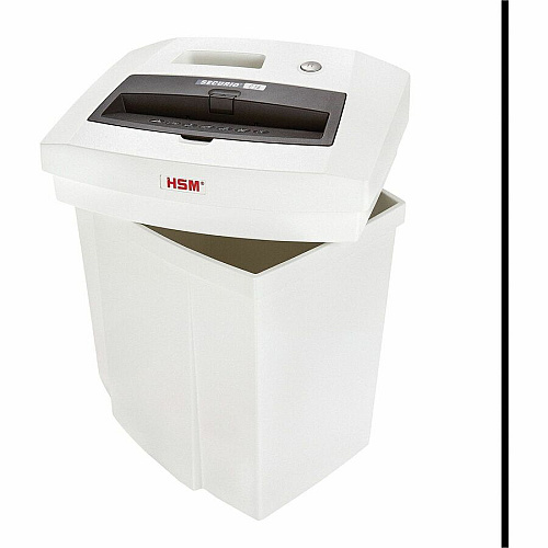 HSM SECURIO C14 - 1/8" Strip Cut - 12 Per Pass - for shredding Staples, Paper, Paper Clip, Credit Card - 0.125" Shred Size - P-2/T-2/E-2 - 8.86" Throat - 5.30 gal Wastebin Capacity - White - 1 Each (2250113)