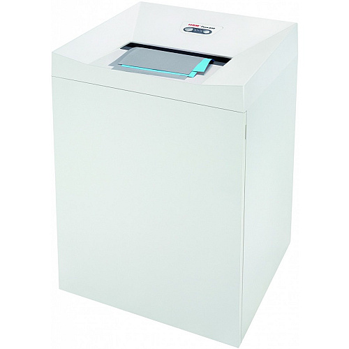 HSM Pure 630 - 3/16" x 1 1/8" Continuous Shredder - Particle Cut - 22 Per Pass - for shredding Staples, Paper, Paper Clip, Credit Card, CD, DVD - 0.188" x 1.125" Shred Size - P-4/O-3/T-4/E-3/F-1 - 12.20" Throat - 34.30 gal Wastebin Capacity - Wh (2363113)