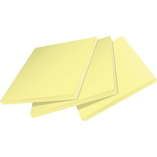 Post-it&reg; Recycled Super Sticky Notes 70 - 3" Flag/Note Width x 3" Flag/Note Length - Square - 70 Sheets per Pad - Canary Yellow - Adhesive - Recycled - 12 / Pack (654R12SSCY)