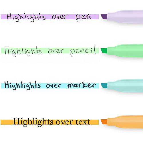 Sharpie Accent Highlighters w/Smear Guard Chisel Marker Point - Assorted Ink - 6 / Pack (2157486)