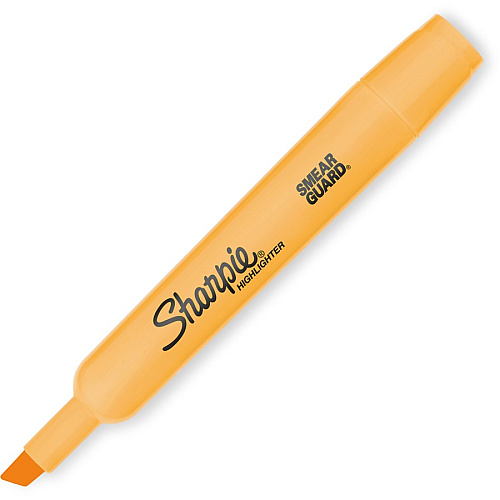 Sharpie SmearGuard Tank Style Highlighters Wide Chisel, Narrow Narrow Marker Point - Assorted Ink - 6 / Pack (2157488)