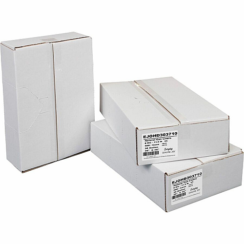 Everyday Genuine Joe High-Density Can Liners 30 gal Capacity - 36" Length x 30" Width x 0.31 mil (8 Micron) Thickness - High Density - Clear - Resin - Office Waste, Receptacle - 500 / Carton (HD303710)