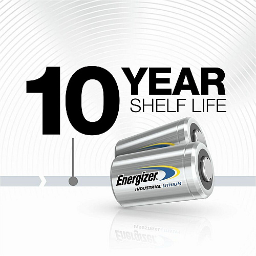 Energizer Industrial CR2 Lithium Batteries, CR2 Energizer Industrial Lithium Batteries, 8 Pack For Laser Pointer, Motion Sensor, Dispenser, Construction, Facility Maintenance, Medical Center, Office, Classroom, Electronics - CR2 - 8 / Pack (ELN1CR28)