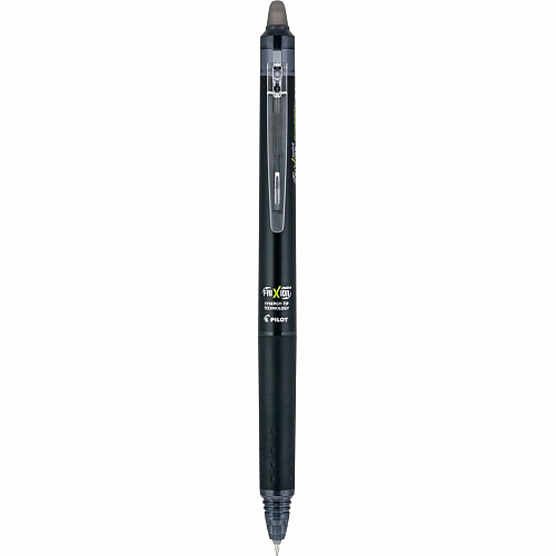 FriXion Synergy Clicker Erasable Gel Pen 0.5 mm Extra Fine Pen Point - Retractable - Erasable - Black Ink - 1 Dozen (17363)