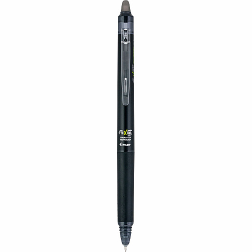 FriXion Synergy Clicker Erasable Gel Pen 0.5 mm Extra Fine Pen Point - Retractable - Erasable - Black Ink - 1 Dozen (17363)