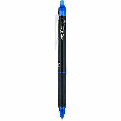 FriXion Synergy Clicker Erasable Gel Pen 0.5 mm Extra Fine Pen Point - Retractable - Erasable - Blue Ink - 1 Dozen (17369)