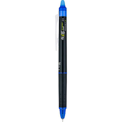 FriXion Synergy Clicker Erasable Gel Pen 0.5 mm Extra Fine Pen Point - Retractable - Erasable - Blue Ink - 1 Dozen (17369)