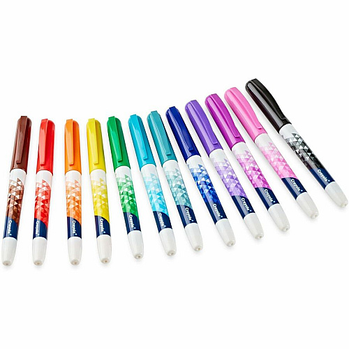 Crayola Doodle Markers Fine Marker Point - Multicolor Ink - 12 / Pack (588312)