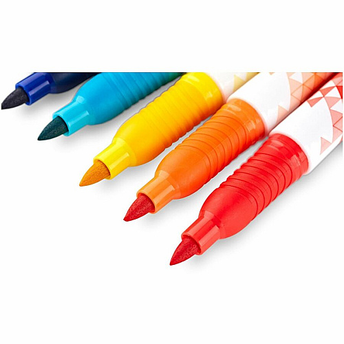 Crayola Doodle Markers Fine Marker Point - Multicolor Ink - 12 / Pack (588312)