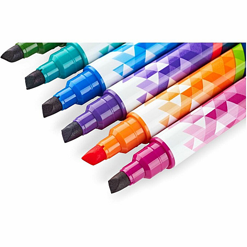Crayola Color Change Doodle Markers Chisel Marker Point - Multicolor Ink - 8 / Pack (588315)