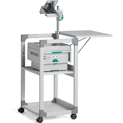 DURABLE System Overhead/Beamer Trolley 3 x Shelf(ves) - 34.72" Height x 20" Width x 17.01" Depth - Metal, Plastic, Fiberglass, Resin, Steel - Gray (370110)