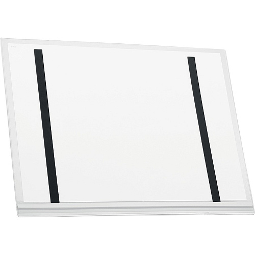 DURABLE Water-Resistant Magnetic Document Pockets 13.19" Holding Width x 17.52" Holding Height - Water Resistant, Adhesive Backing, Magnetic Strip, Residue-free, UV Resistant, Heat Resistant, Anti-glare, Anti-reflective - Plastic - Transparent -  (501919)