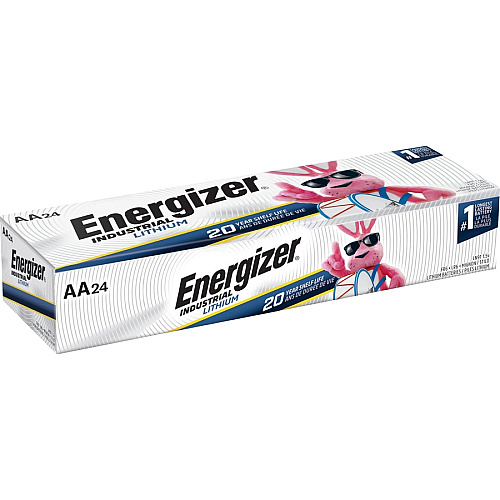 Energizer Industrial AA Lithium Battery 4-Pack For Construction, Facility Maintenance, Medical Center, Office, Classroom - AA - 4/Pack - 36 / Carton (LN91CT)