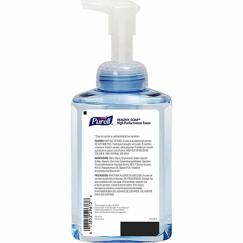 PURELL&reg; CRT HEALTHY SOAP High Performance Foam 17.40 fl oz - Pump Bottle Dispenser - Dirt Remover, Kill Germs - Hand - Clear - 1 Each (501404)