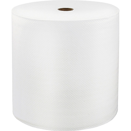 LoCor Paper Ultra Hard Wound Roll Towels 1 Ply - 7" Width x 700 ft Length - Full Emboss Pattern - White - Virgin Fiber - 6 / Carton (46903)