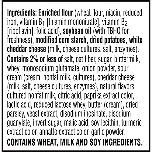 Cheez-It Snap'd Cheddar Sour Cream & Onion Crackers Cheddar Sour Cream, Onion - 9 oz - 12 / Box (11951)