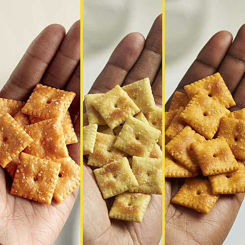 Cheez-It Variety Pack Individually Wrapped - Original, White Cheddar, Cheddar Jack Cheese - 12.10 oz - 12 / Box (94027)