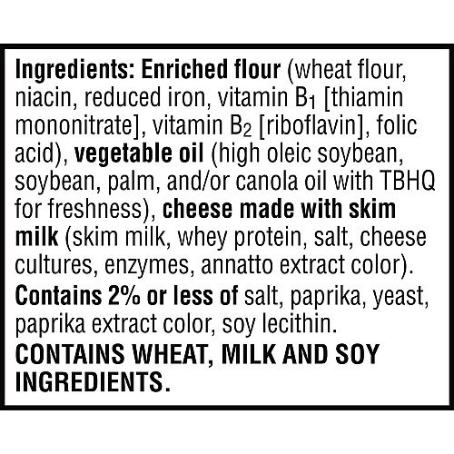 Cheez-It Original Baked Snack Crackers Low Fat, Trans Fat Free - Original - 12 oz - 12 / Box (93996)