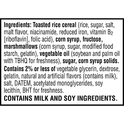 Rice Krispies Homestyle Original Treats Individually Wrapped - Original - 1.74 lb - 24 / Box (27141)