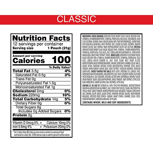 Cheez-It Classic Snack Mix Cheese - 9 oz - 12 / Box (11720)