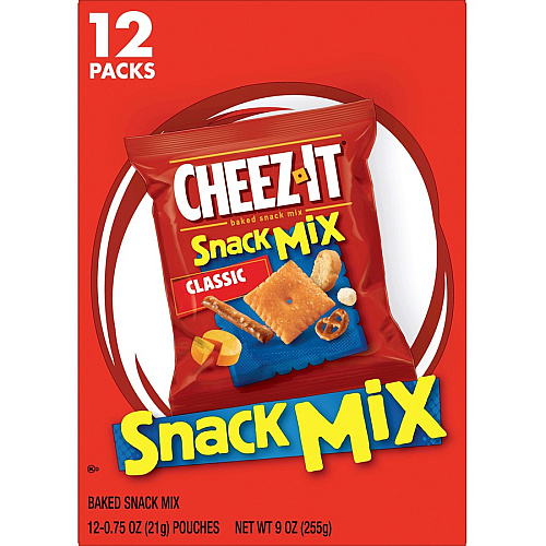 Cheez-It Classic Snack Mix Cheese - 9 oz - 12 / Box (11720)
